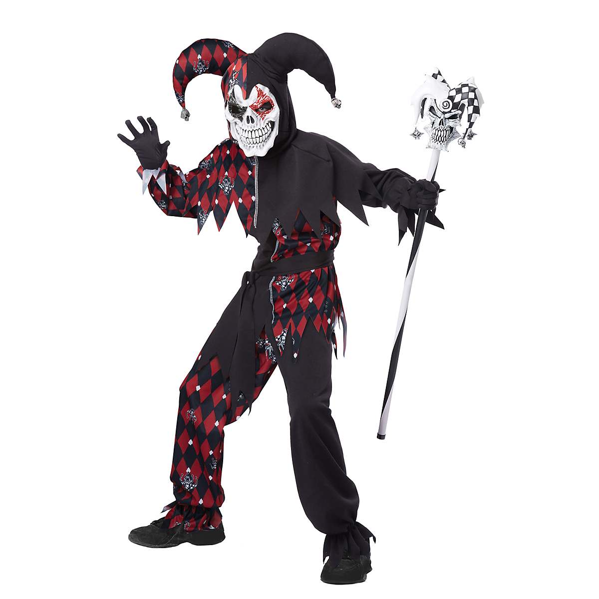 kids sinister jester costume