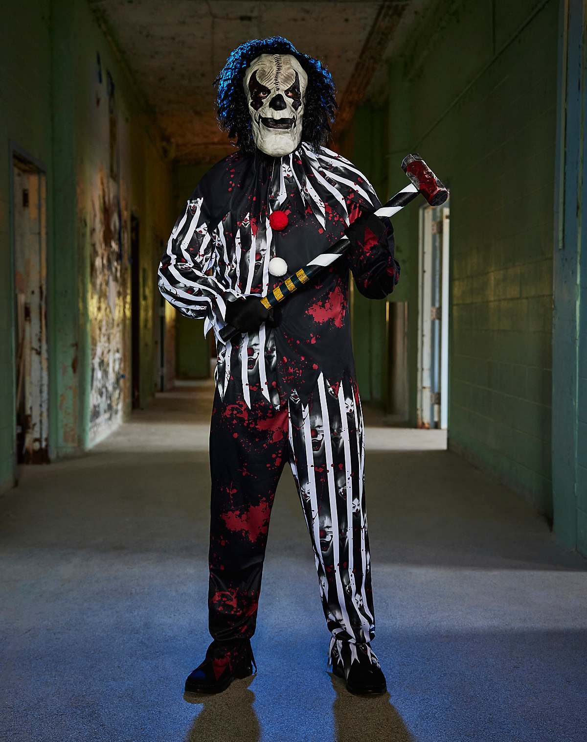 Adult freakshow clown costume