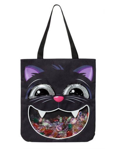 Black Cat Candy Tote Bag by Spirit Halloween