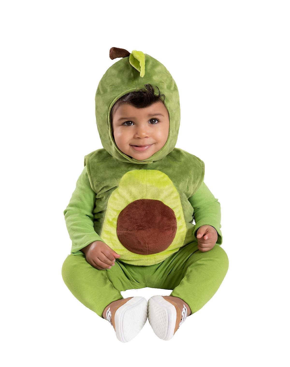 Baby plush avocado costume