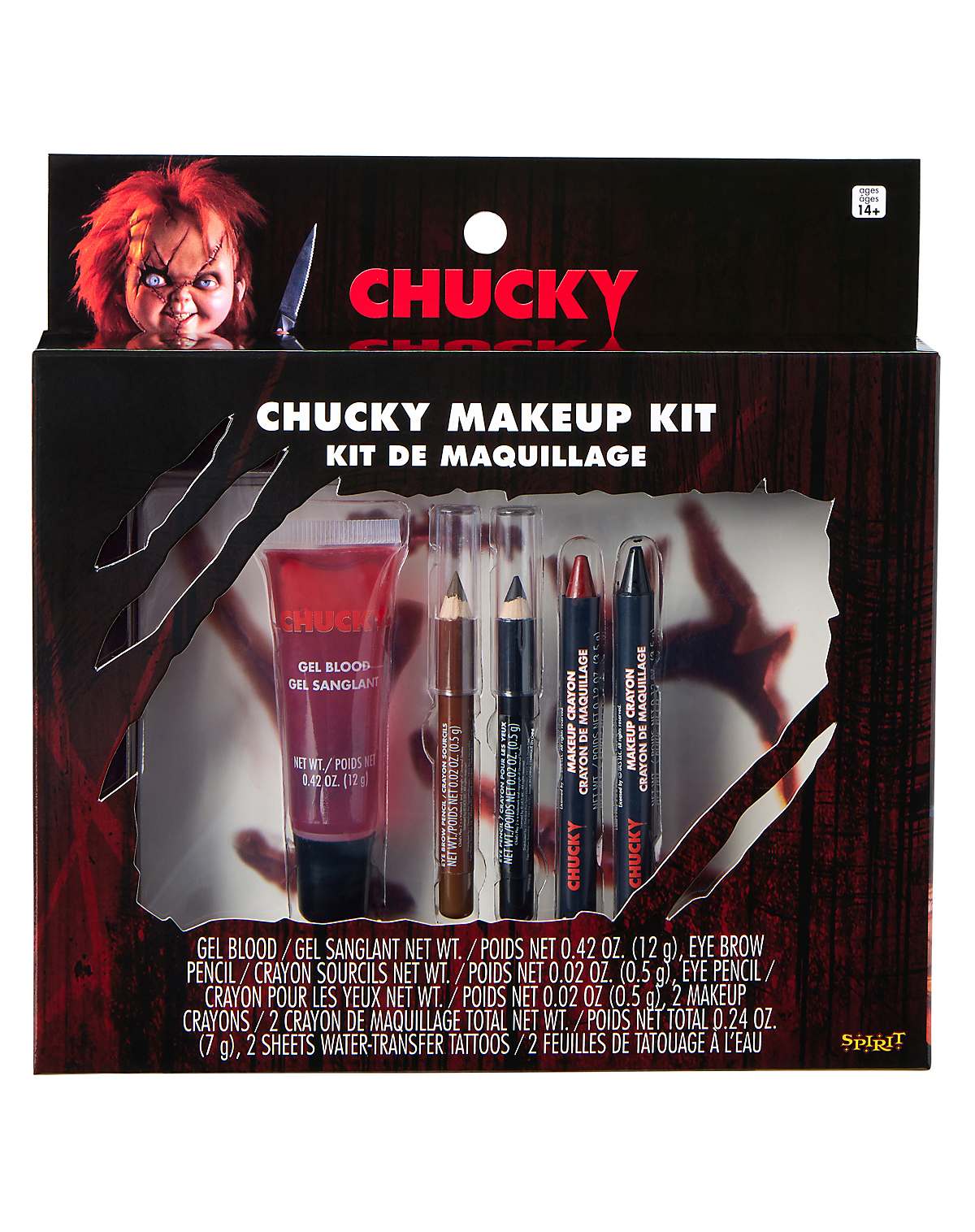 Chucky makeup