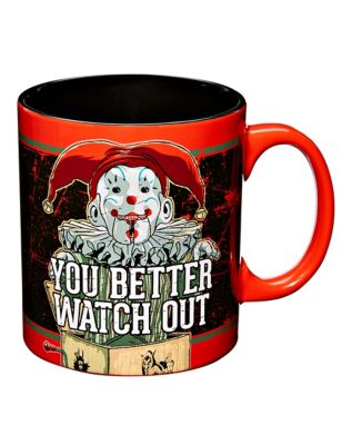 Watch Out Jack in the Box Mug 20 oz. Krampus Spirithalloween