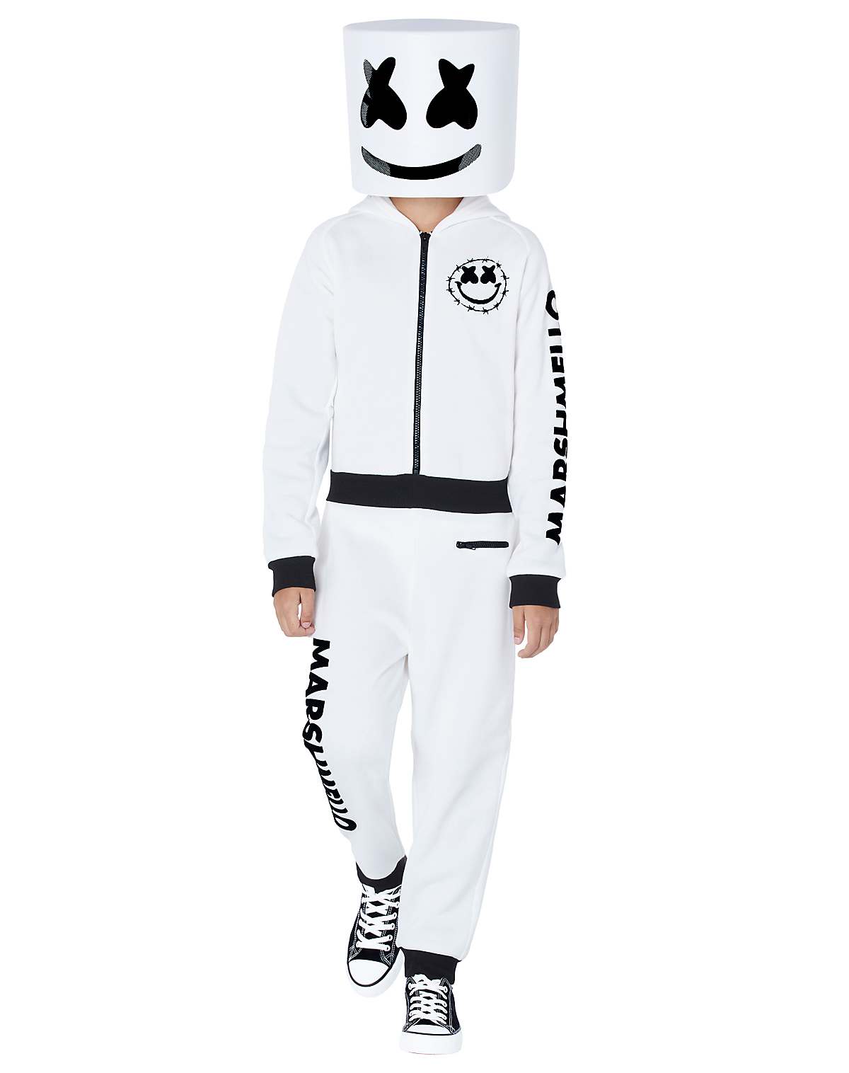 kids Marshmello jumpsuit costume