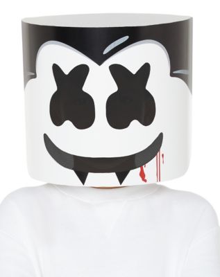 Kids Vampire Marshmello Half Mask -