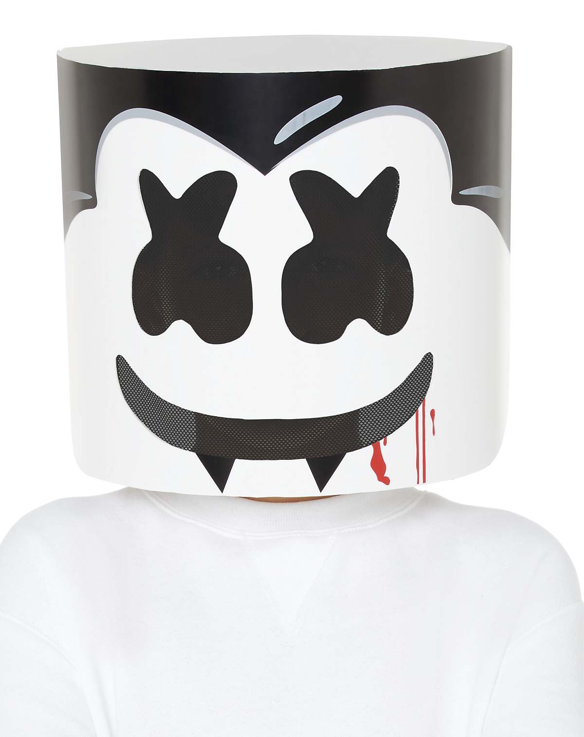 Kids Vampire Marshmello Half Mask Spirithalloween.com
