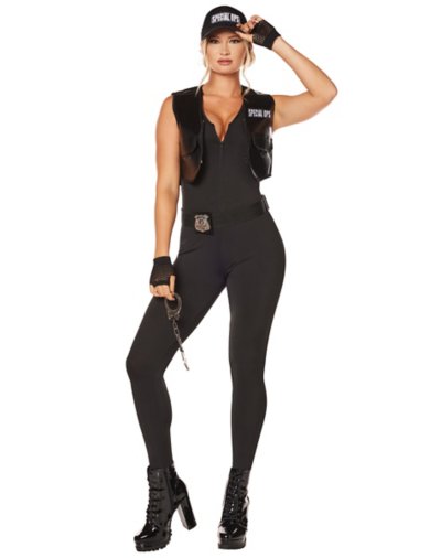 Adult Special Ops Catsuit Costume by Spirit Halloween