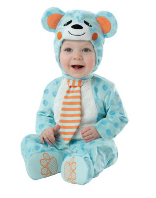 Baby Sleepy Bear Costume, Blue, 0 to 6 Months - Spirit Halloween