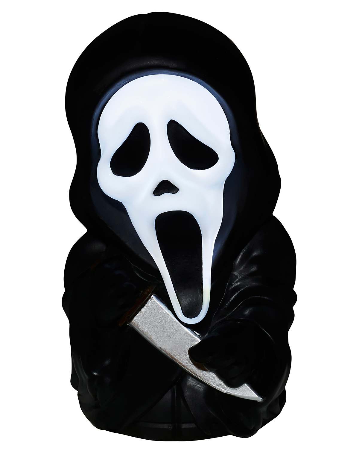 Ghost Face Light-Up Horror Statue