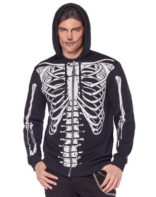 Adult Skeleton Hoodie - Spirithalloween.com