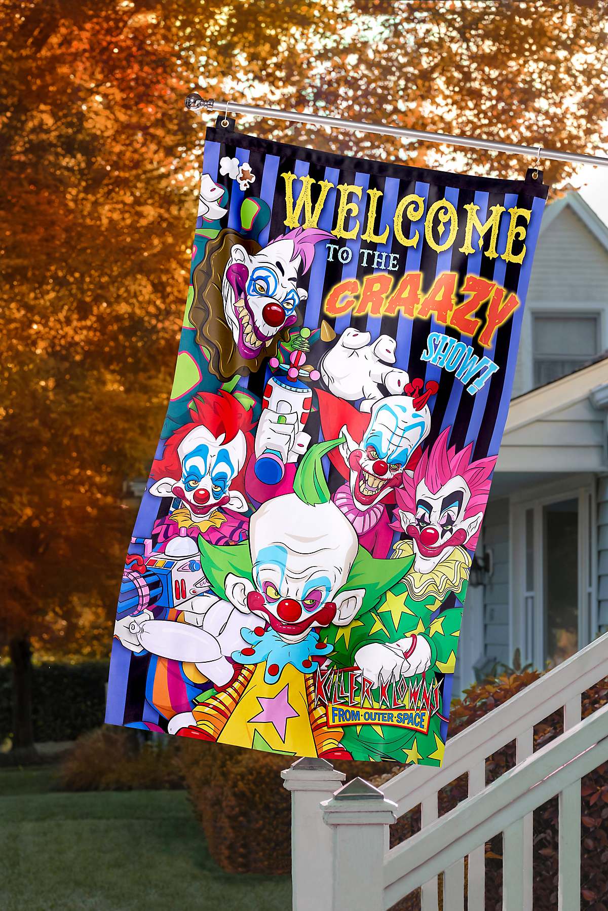 The Crazy Show Flag - Killer Klowns from Outer Space