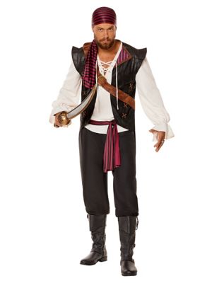 Adult Marauder Pirate Costume, Multi, Medium - Spirit Halloween