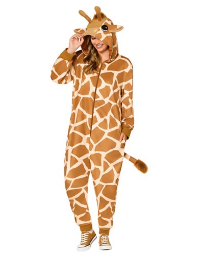 Adult Giraffe Jumpsuit Costume by Spirit Halloween