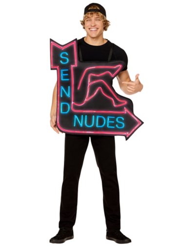 Adult Neon Sign Costume by Spirit Halloween