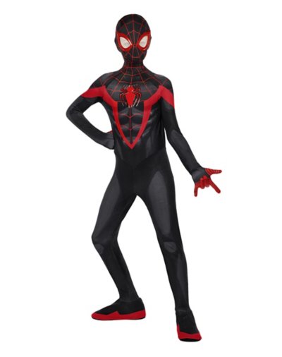 Kid's Miles Morales Costume - Spider-Man Classic by Spirit Halloween