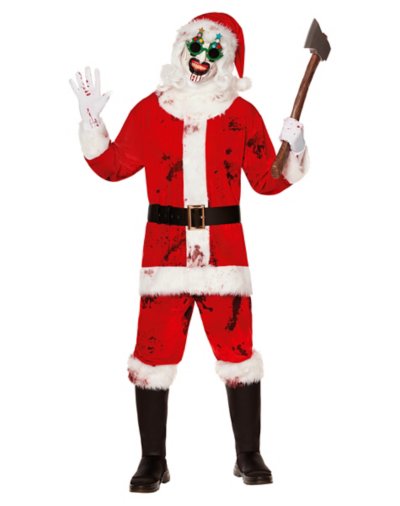 Adult Art the Clown Santa Costume - Terrifier by Spirit Halloween
