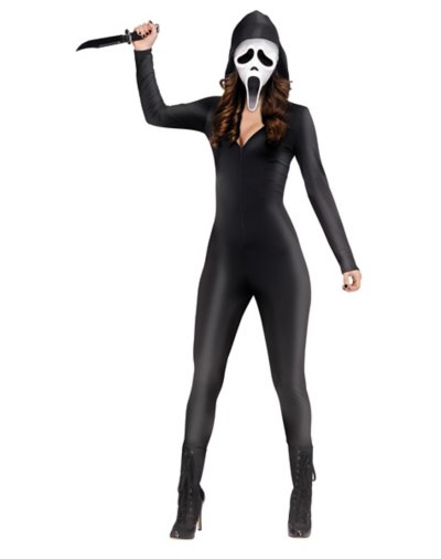 Adult Ghost Face Catsuit Costume by Spirit Halloween