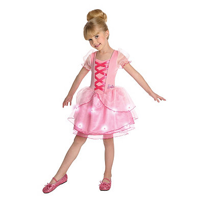 Kids Light Up Barbie Ballerina Costume