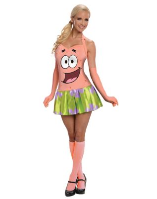 Spongebob Squarepants Patrick Adult Womens Costume ...