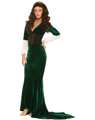 green renaissance costume
