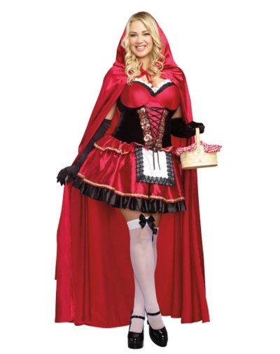 Adult Little Red Plus Size Costume by Spirit Halloween
