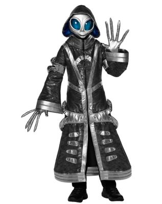Dark Alien Costume - The Signature Collection, Black, XL - Spirit Halloween