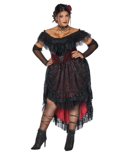Plus Size Victorian Vampire Dress Costume - The Signature Collection by Spirit Halloween