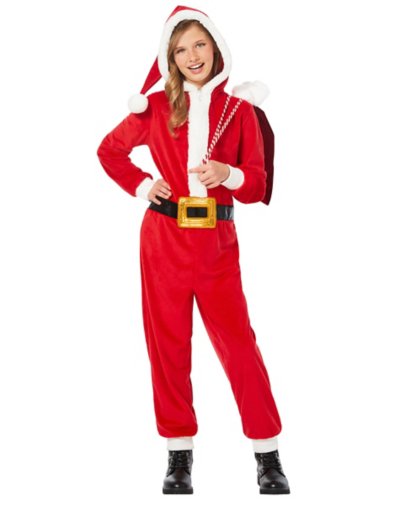 Kid's Santa Claus Jumpsuit Costume by Spirit Halloween