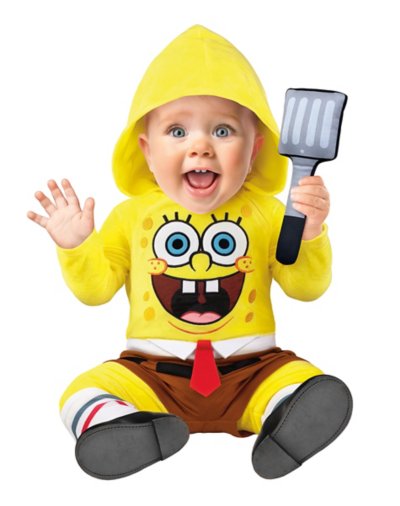Baby SpongeBob SquarePants Jumpsuit Costume by Spirit Halloween