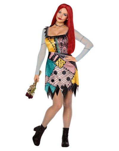 Adult Bling Sally Costume - The Nightmare Before Christmas by Spirit Halloween