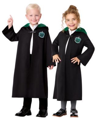 Toddler Slytherin Robe Costume - Harry Potter, Black, 5T-6T - Spirit Halloween
