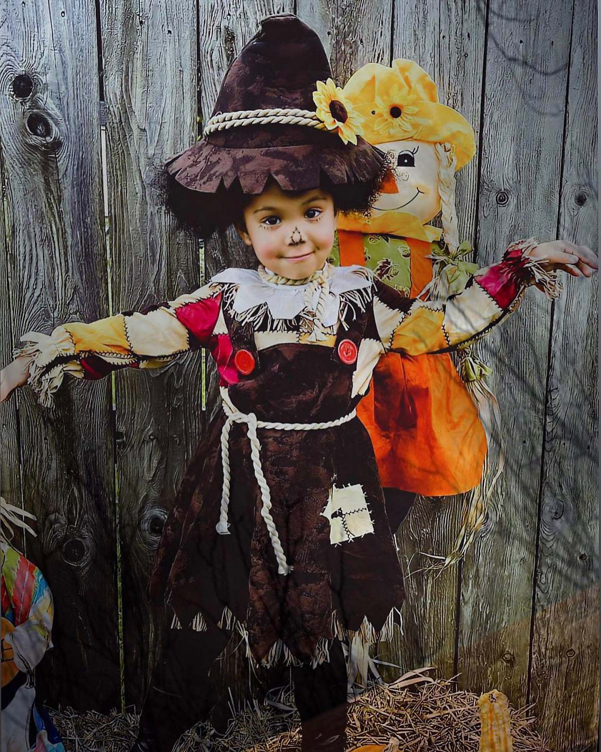 kids scarecrow costume