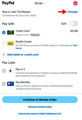 Paypal Screenshot