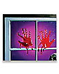 Bloody Hand Drips Window Clings