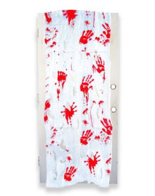 Bloody Hands Freaky Fabric Decoration - Spirithalloween.com