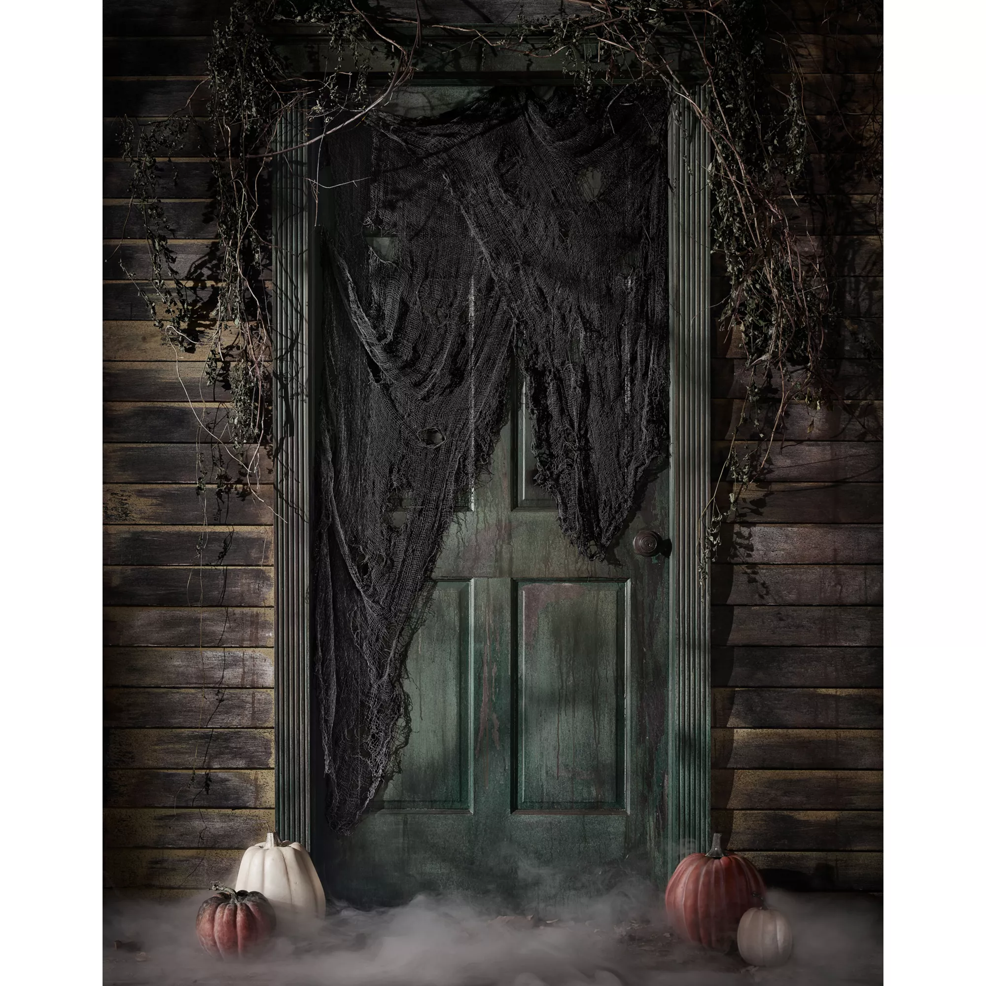 9.5 Ft Black Loose Weave Fabric at Spirit Halloween