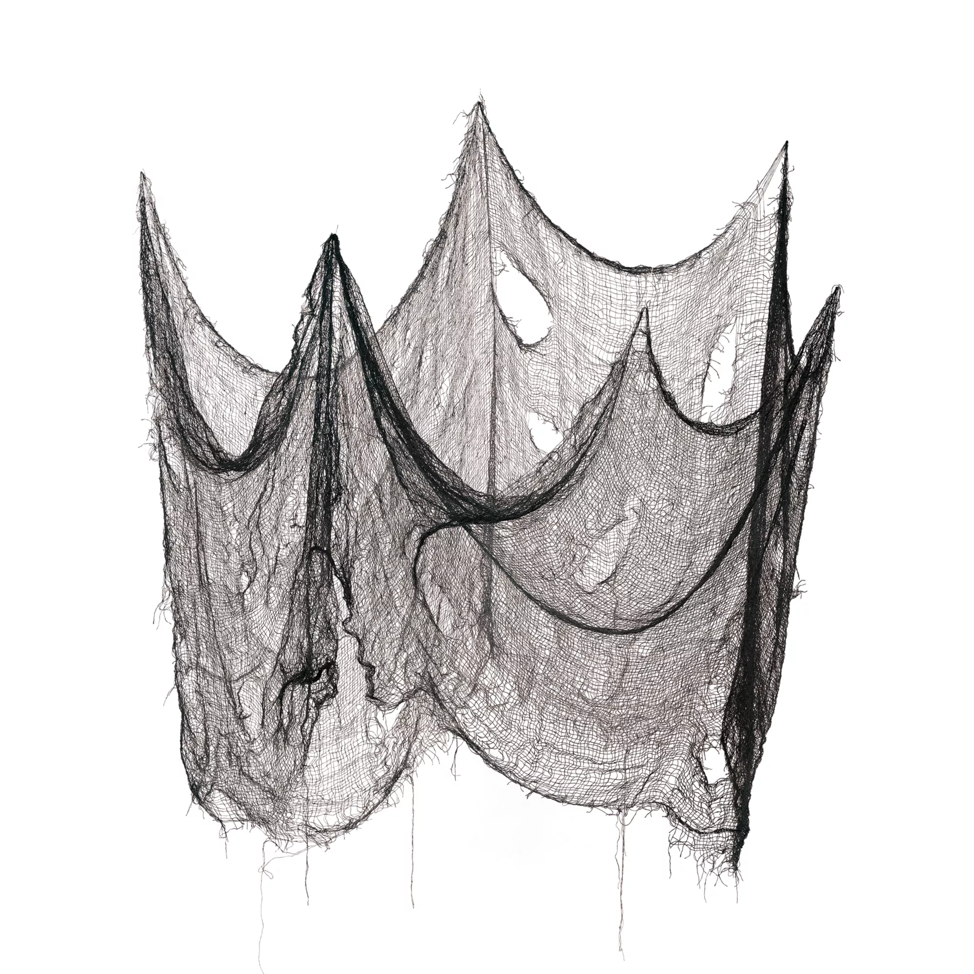 9.5 Ft Black Loose Weave Fabric at Spirit Halloween