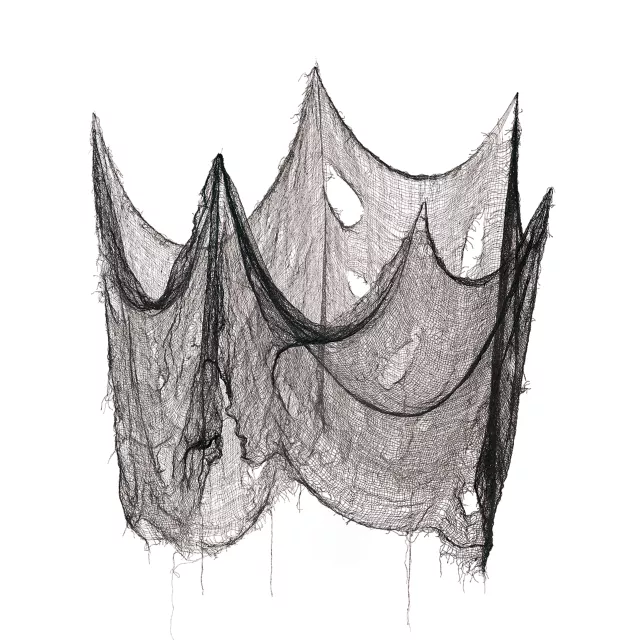 9.5 Ft Black Loose Weave Fabric at Spirit Halloween