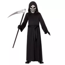 Kids Black Robe and Mask at Spencer's