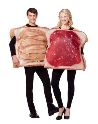 Peanut butter and jelly couples costume