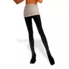 Opaque Tights - Black at Spencer's