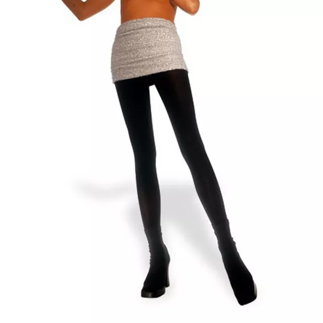 Opaque Tights - Black at Spencer's