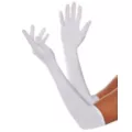 Adult White Long Gloves at Spirit Halloween