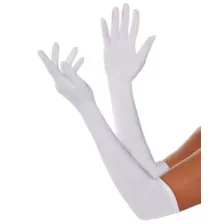 Adult White Long Gloves at Spirit Halloween