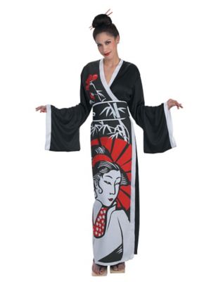 TMNT Geisha Female Michelangelo Costume-Women X-Small As Shown