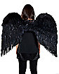 3 ft Black Feather Wings
