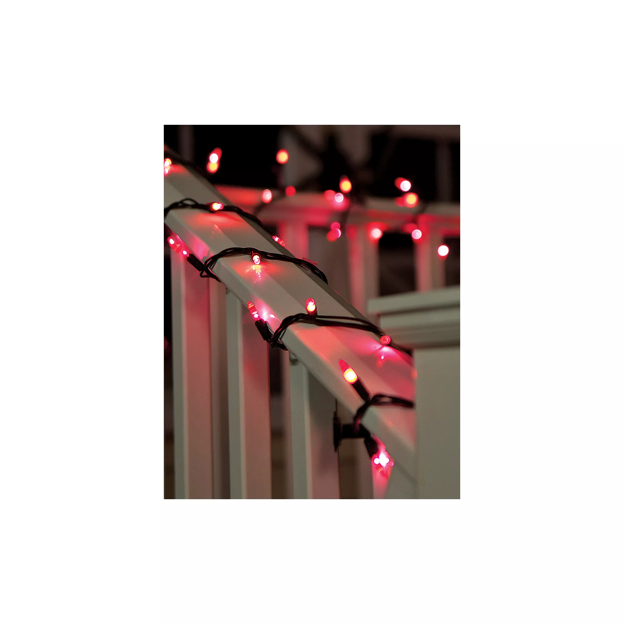 Double Orange and Purple String Lights at Spirit Halloween