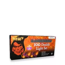 Double Orange and Purple String Lights at Spirit Halloween