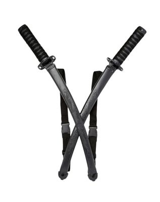 Dual Ninja Sword Set - Twin Ninjutsu Swords - Sword with Back