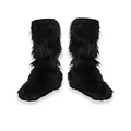 Kids Black Furry Boot Covers at Spirit Halloween