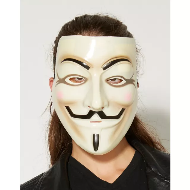 V for Vendetta Half Mask - V for Vendetta at Spencer's